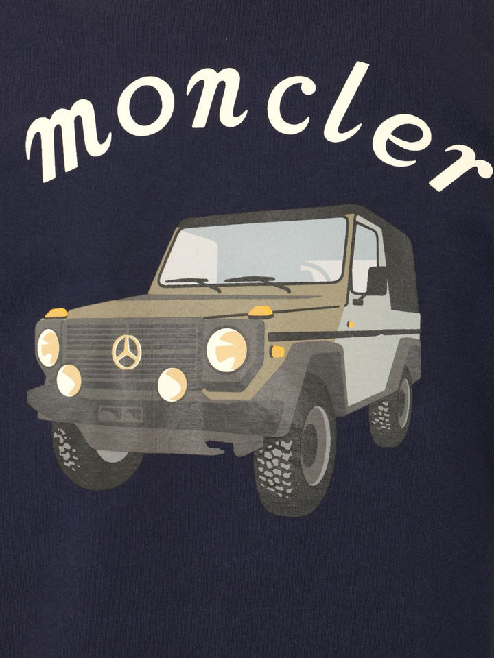 Moncler Genius Moncler X Mercedes-Benz  By Nigo T-Shirt - Blu | 71c236d67e5db6b72f2e48520b70f1a3a1722905