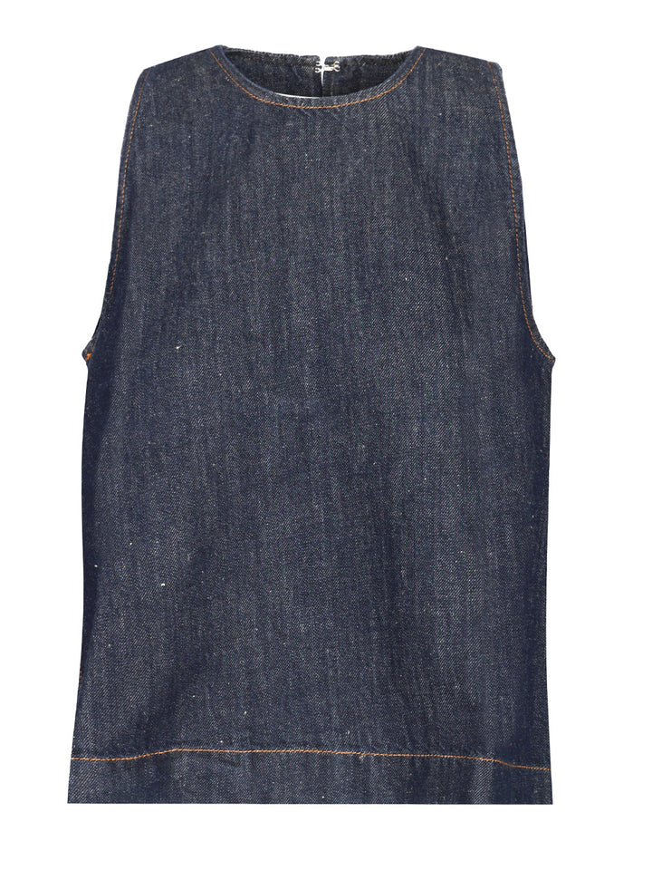 7 For All Mankind Sleeveless Top Top - Blu | 0ec1bccad9b8470d1dcf6b332fde1881773093cd