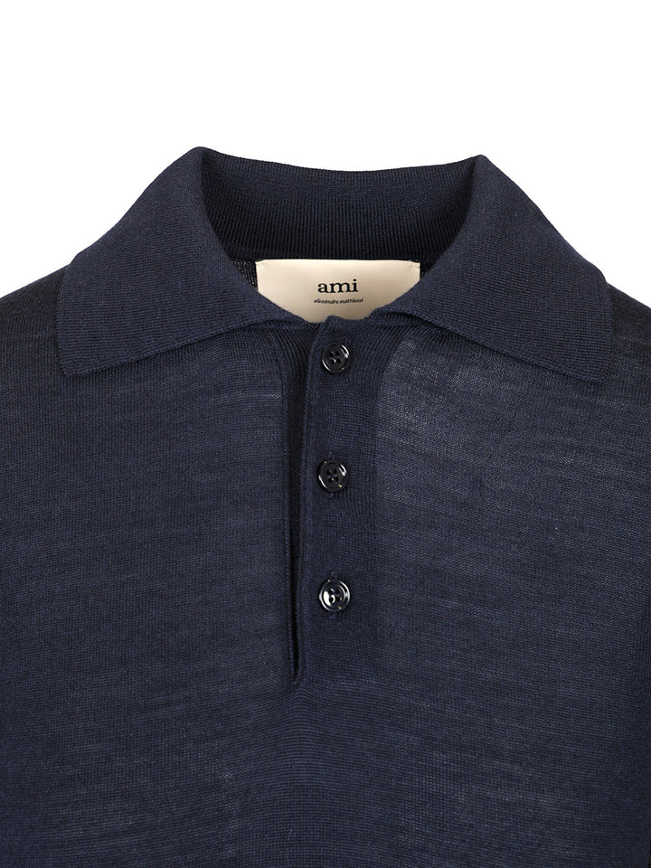Ami Ami De Coeur Polo shirt - Blu | d916ae357e3e38a9e84d8373ee37abf0eb55313a