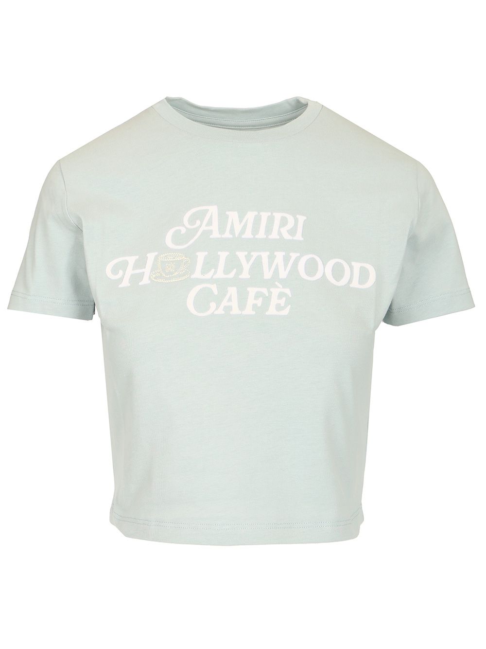 Amiri Hollywood Cafè T-Shirt - Verde | ff42bdbebf28d7ee9d97e4f5b0163e62c87b9985
