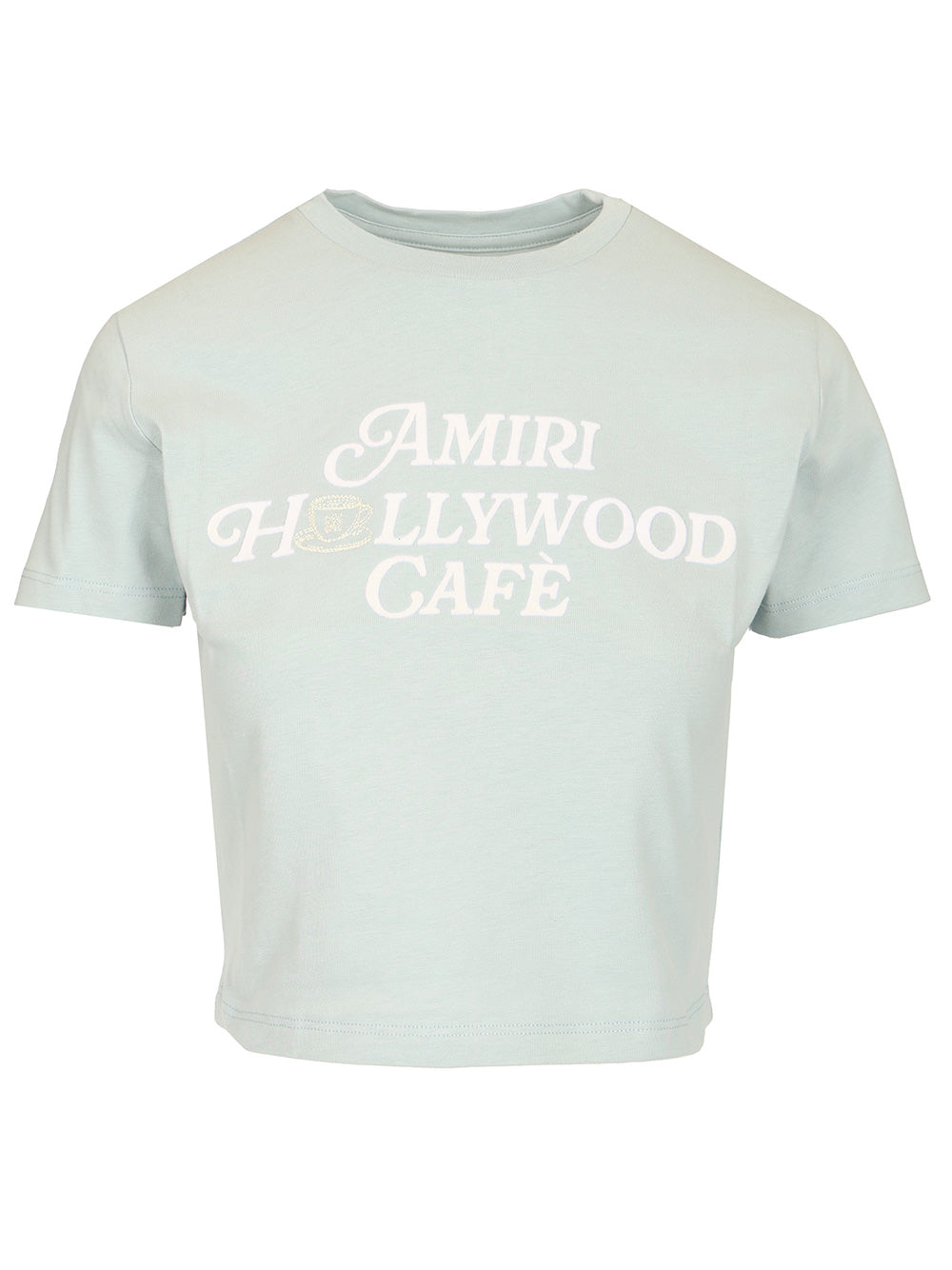 Amiri Hollywood Cafè T-Shirt - Verde | baaa51ea6559e159a9d7d1f04ffd4e413f7de3ca