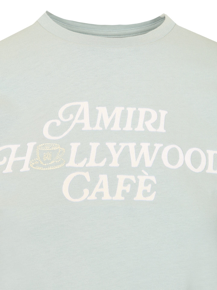 Amiri Hollywood Cafè T-Shirt - Verde | 2cedf5c9cbbb9cbced4bd1ced1998b7ec431240b