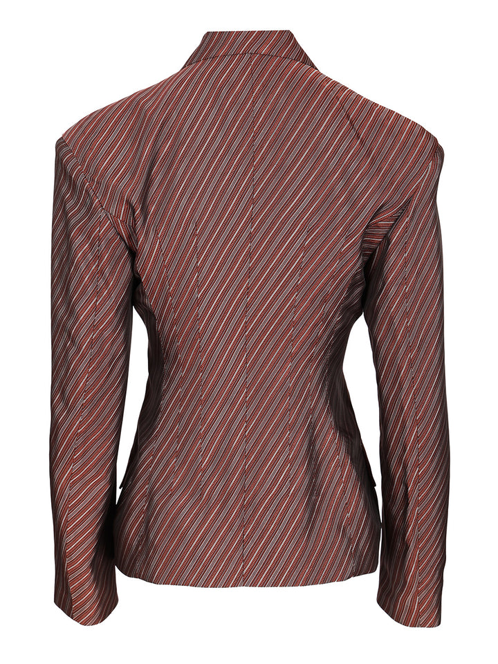 Dries Van Noten Fitted Blazer Giacche - Bordeaux | e9f0665cc4a24adea9d113c642a38e09ac511d97