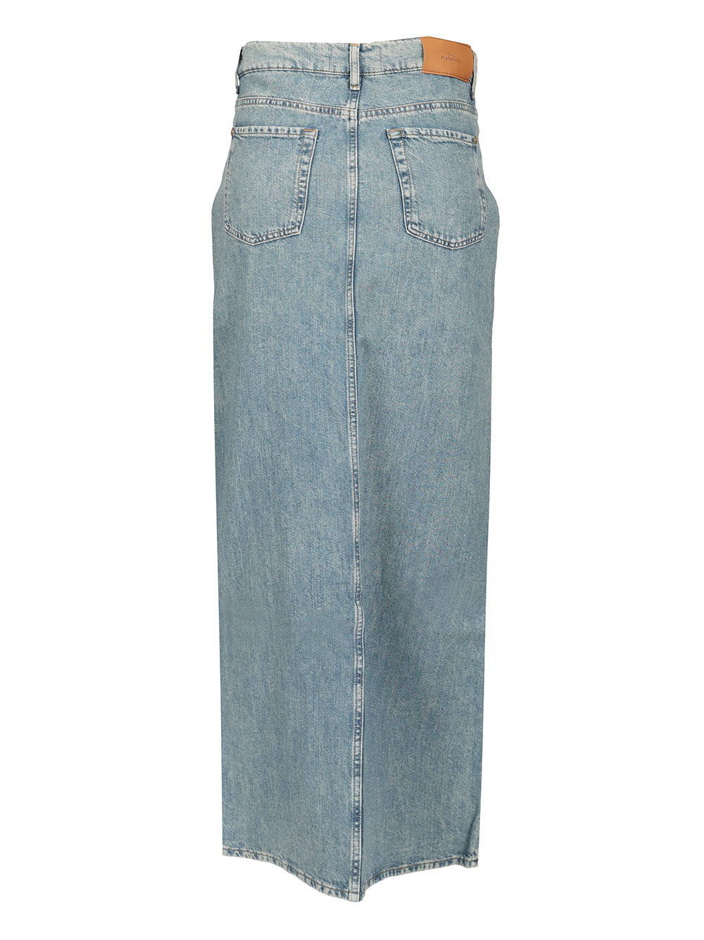 7 For All Mankind Long Maxi Skirt Gonne - Light blue | 22327f057abcb810841f8ad9cee02e3da02c6d54