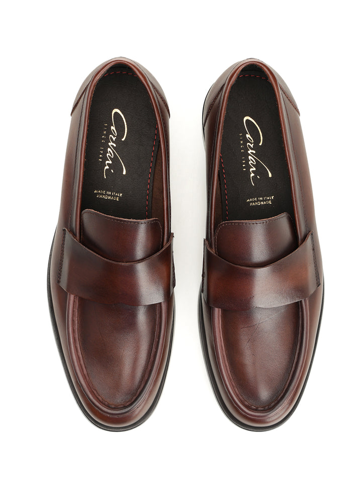Corvari Brown Mocassin Scarpe basse - Marrone | 445a63647bda1aed6e499e7d15a5b1481beb51f0