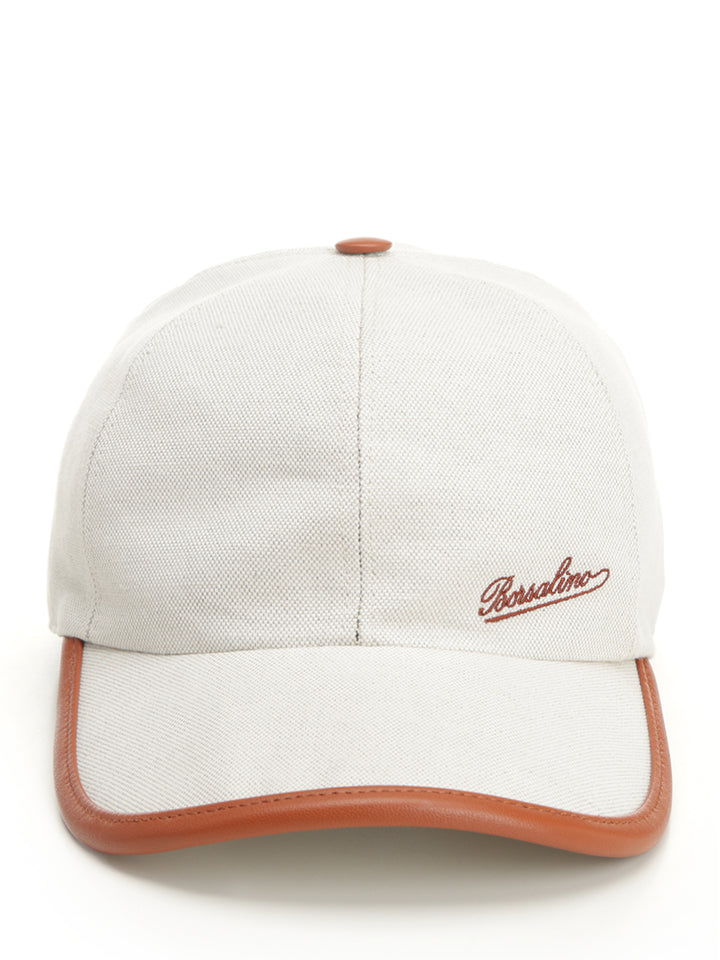 Borsalino Golfer Hat Cappelli - Bianco | 48ccaa7e1aeb19e3bbd98749dbadcbd88bf6fa22