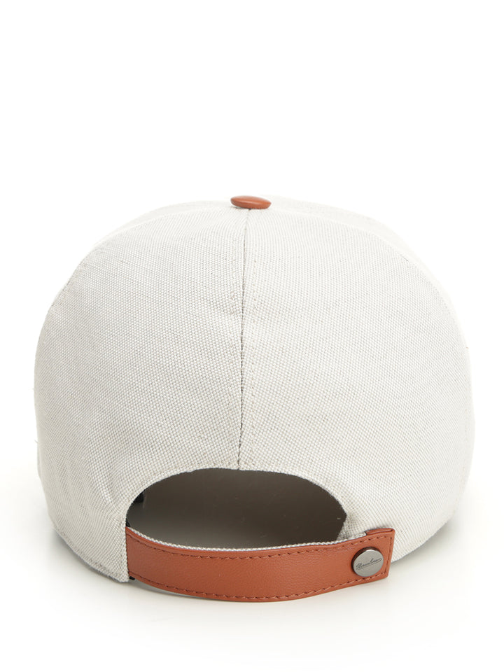 Borsalino Golfer Hat Cappelli - Bianco | c7a47882152f0f2ef587956eabf1a9b1e12687fe