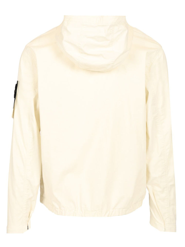 Stone Island Short Parka Giacche - Bianco | 277be25631ce456bc217ec626a40de57df55ed97