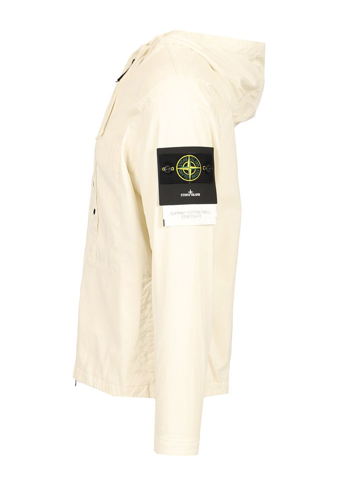 Stone Island Short Parka Giacche - Bianco | 534b1cbf0cbb49dc449a5ddf8c0852975ddb3a54