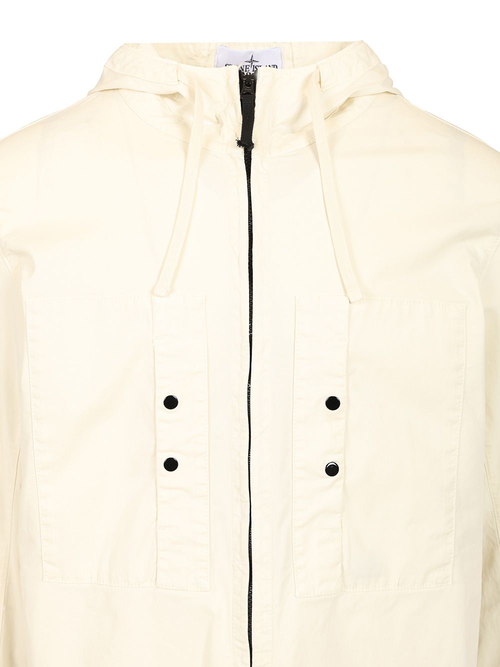 Stone Island Short Parka Giacche - Bianco | 032b4e7b82e4b4eed23e9a33a90ca8f426c92fae