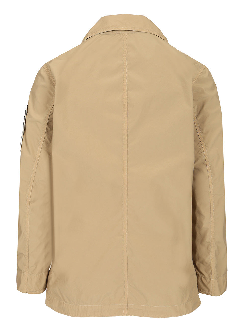Stone Island Short Nylon Trench Coat Coats - Beige | a467a2c97d626bdc5cc6f0280da184660cb91f52