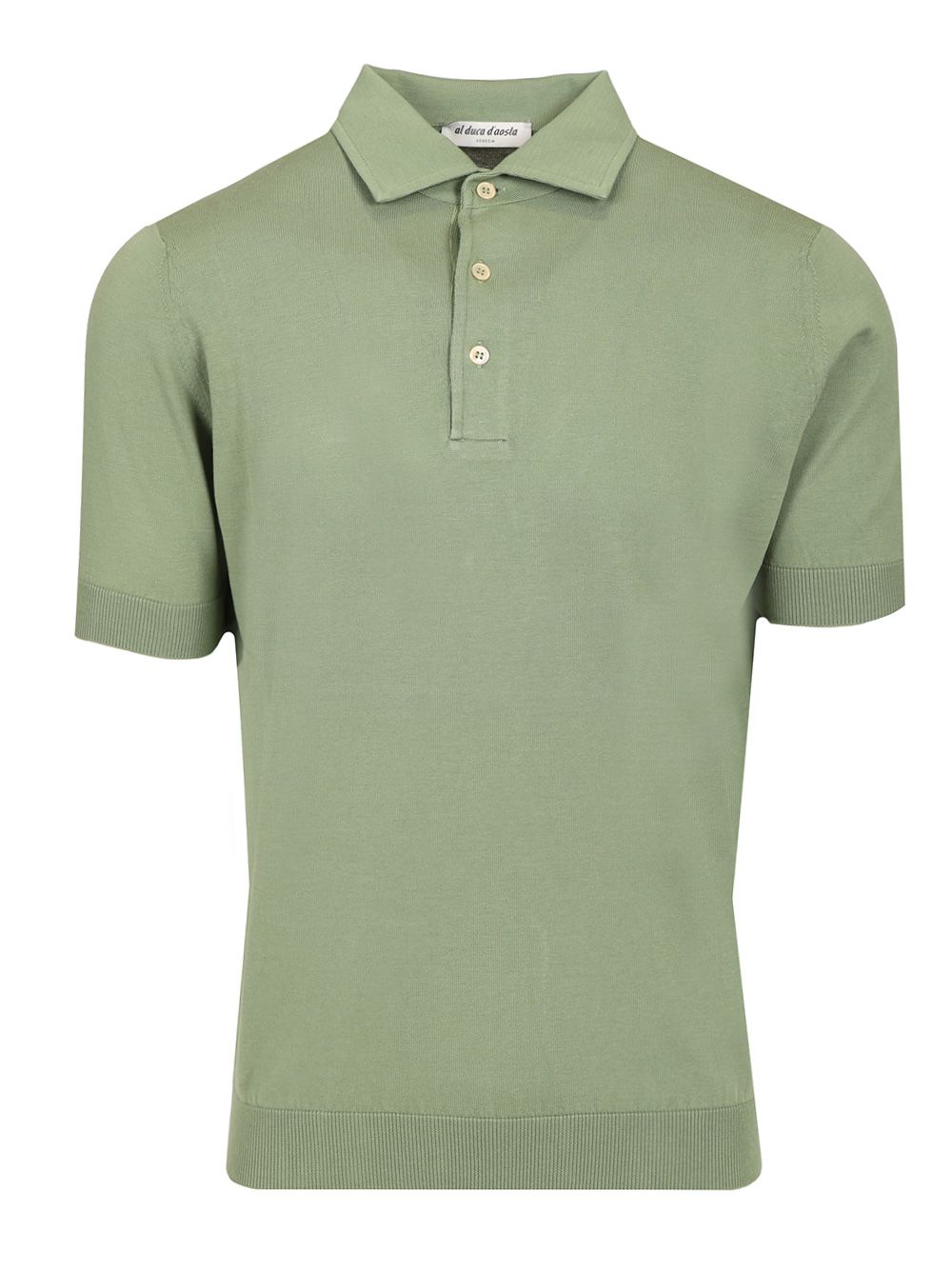 Al Duca D'Aosta Cotton Polo Knitwear - Verde | 2d7bf8cceb3a48b0a033e22da37c8f8d057ef0f3