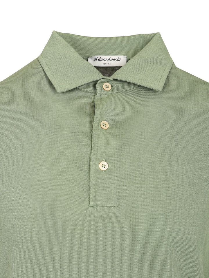Al Duca D'Aosta Cotton Polo Knitwear - Verde | 3de0d91ca025aaca787578c3b57a6ba335f8b061