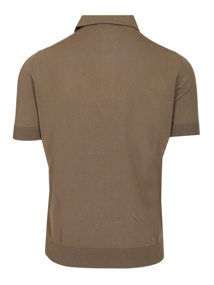 Al Duca D'Aosta Cotton Polo Knitwear - Marrone | fe22444c2056b7e0d5d63e8a323b196920e9e6a3