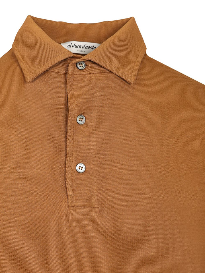Al Duca D'Aosta Cotton Polo Knitwear - Marrone | bdbd8ef822490c3c52da1055c3f123d59ce86a9b
