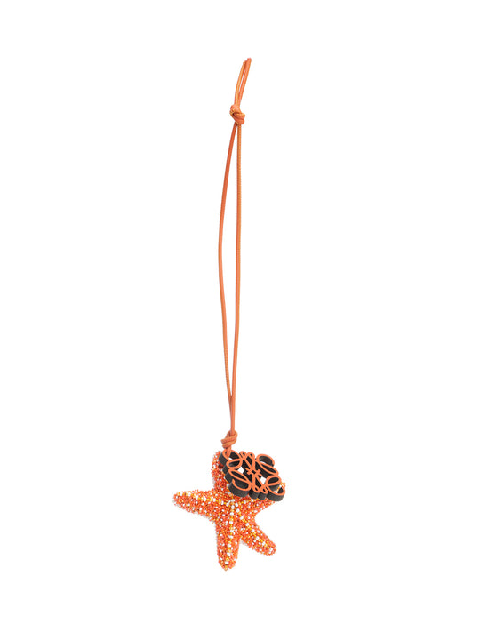 Anagram Star Pendant Keyrings Arancione