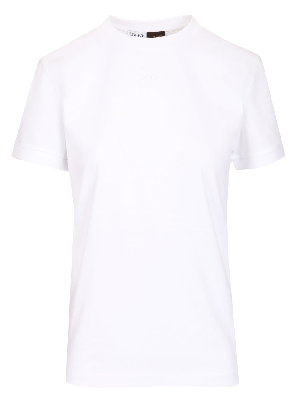 Loewe Cotton Lace-Up T-Shirt - Bianco | 920c85f29f96d0414d1314466fd7d3ccc137ab50