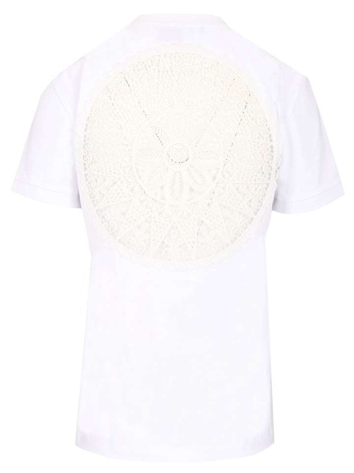 Loewe Cotton Lace-Up T-Shirt - Bianco | 7c869f92550de18cceb4aba90e501305bb7341bb