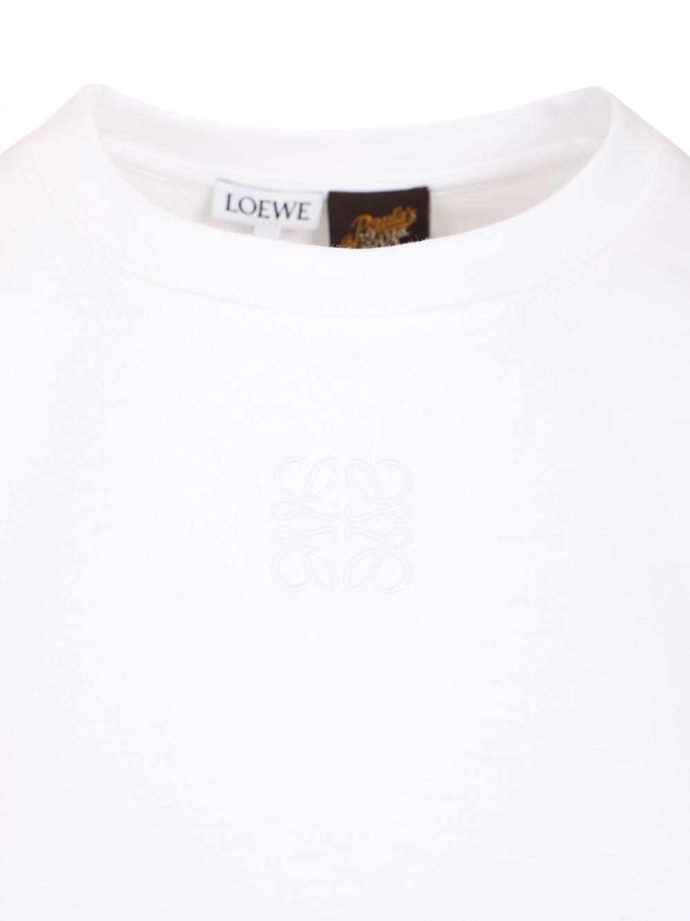 Loewe Cotton Lace-Up T-Shirt - Bianco | 6ecf7e3ac9da76f455296ed8dc5141fab62cc30d