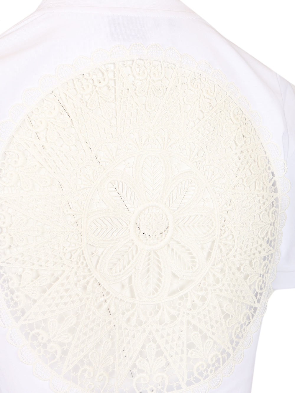 Loewe Cotton Lace-Up T-Shirt - Bianco | 6c85263e9181334a71ec1321c6a878050ecdf346