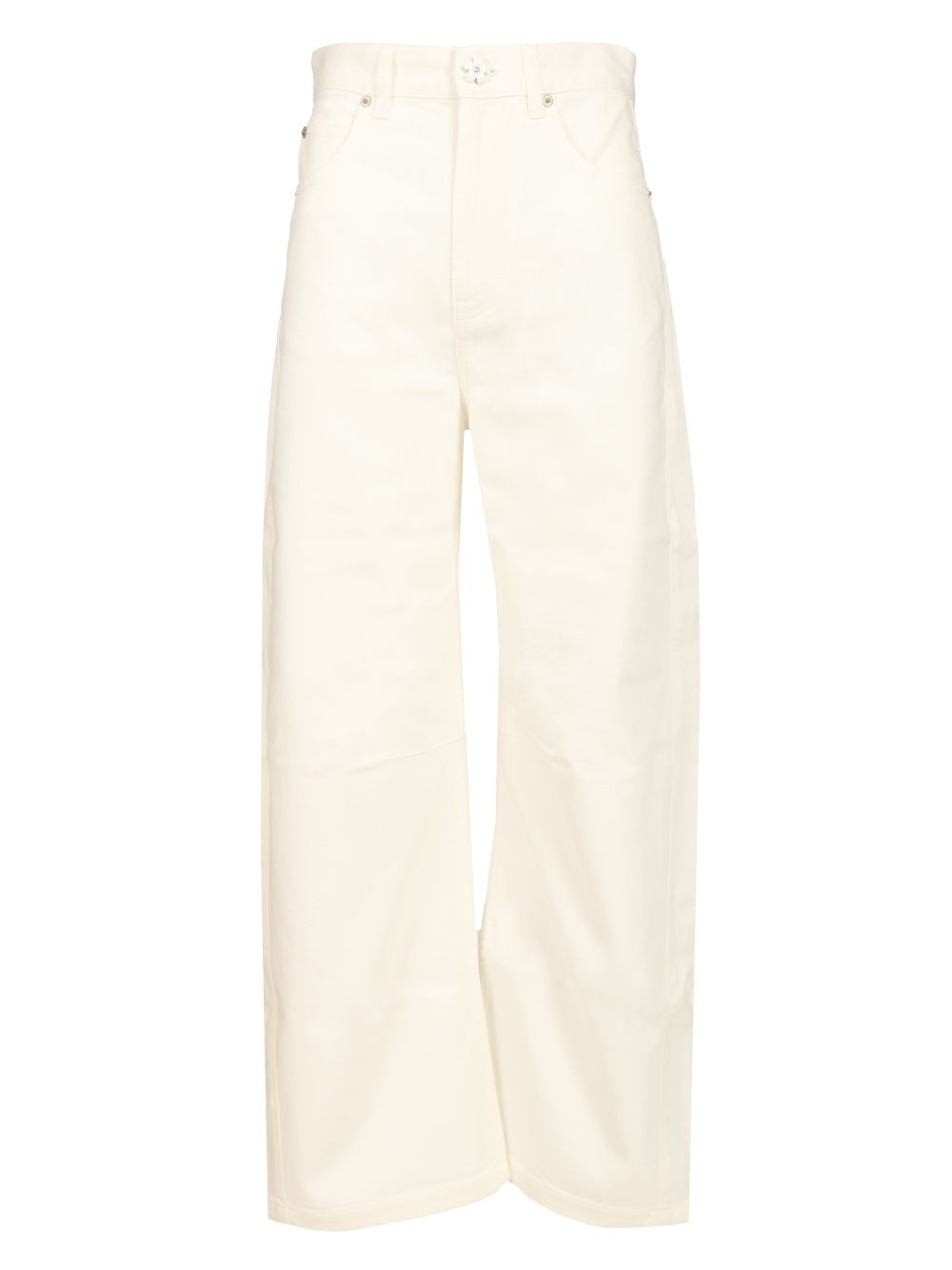 Loewe Barrel Trousers Jeans - Bianco | 0129b6b91a34e7efd213430801037a987998cff4