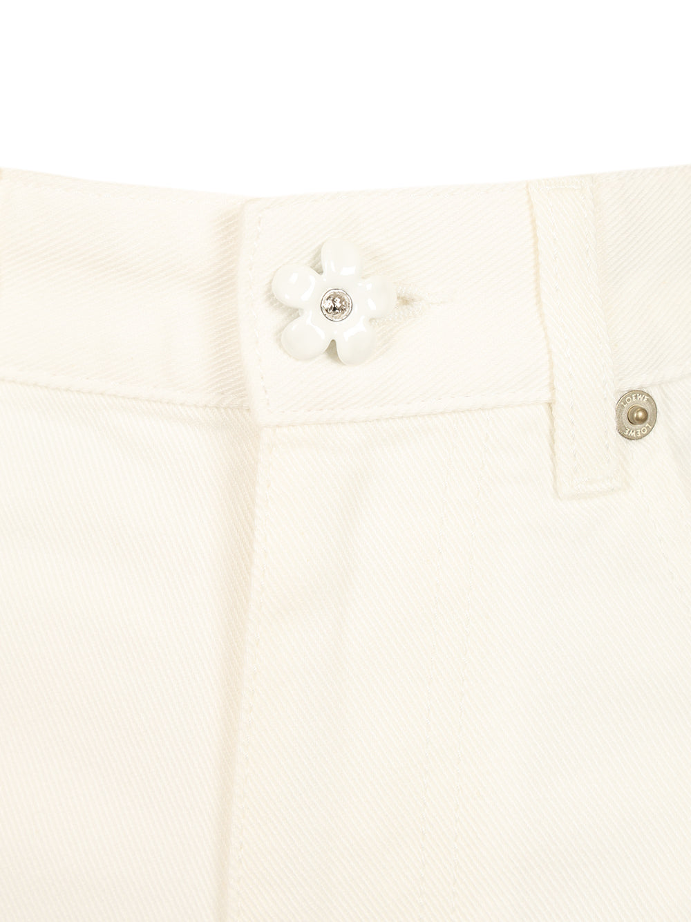 Loewe Barrel Trousers Jeans - Bianco | 6add98a448365868db9a50a622f9c8288ff0b218