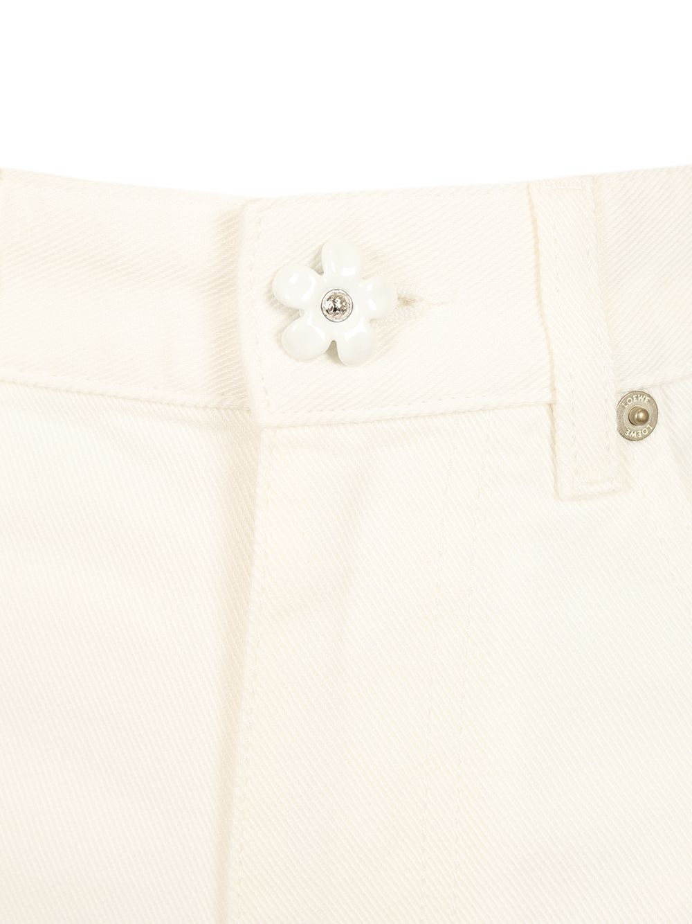 Loewe Barrel Trousers Jeans - Bianco | 223f52719a71d5e216def8228225f3cee4f1d50c