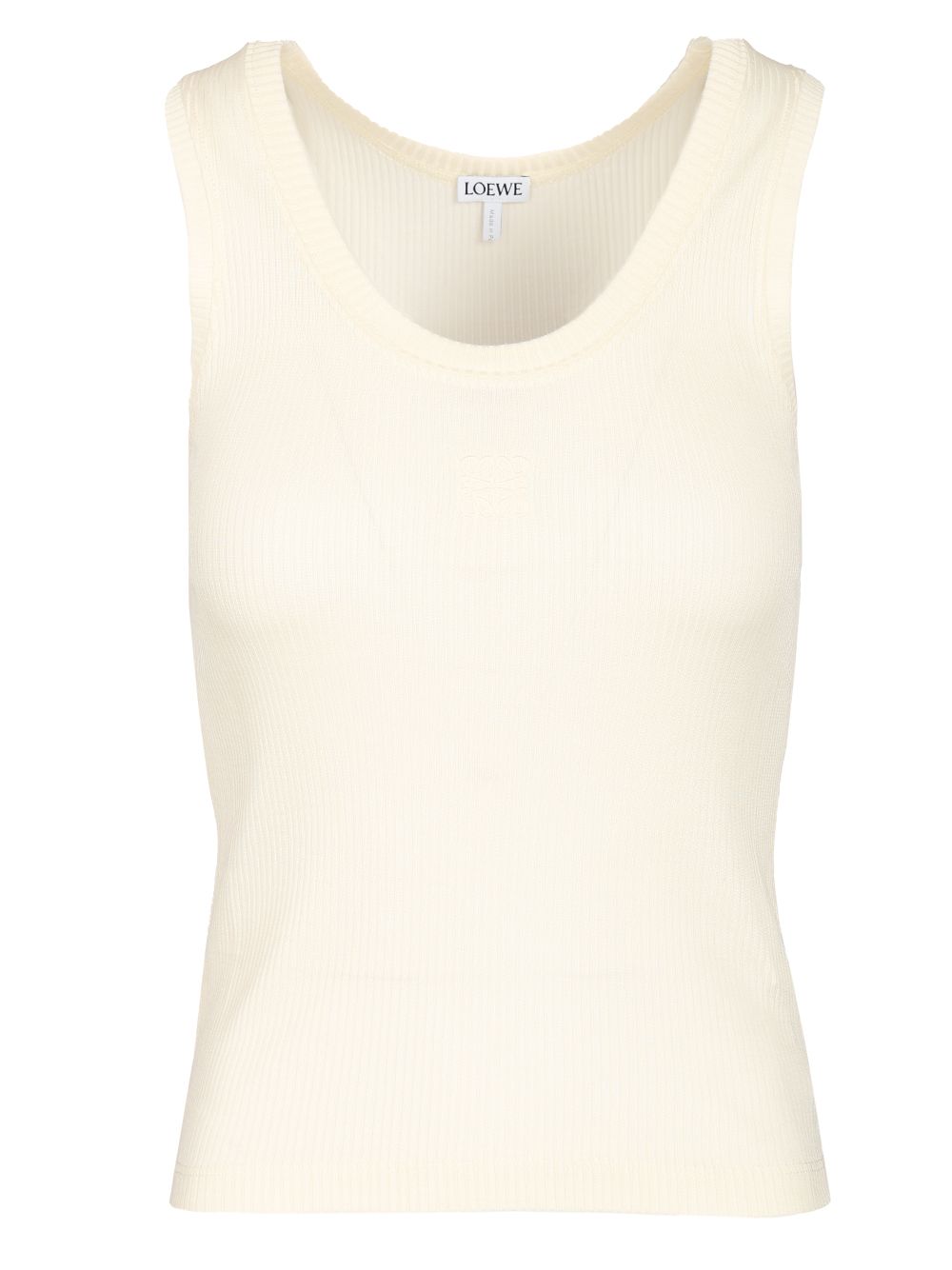 Loewe Anagram Tank Top Top - Bianco | 7e1d9c88216e57fc0ab0b77277e2560813ce24d2