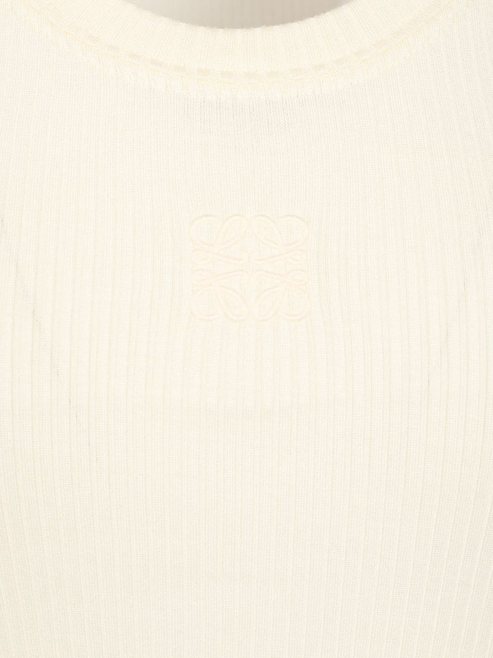 Loewe Anagram Tank Top Top - Bianco | 7091c9ac893865cd561e83ed587c198383ef78f9