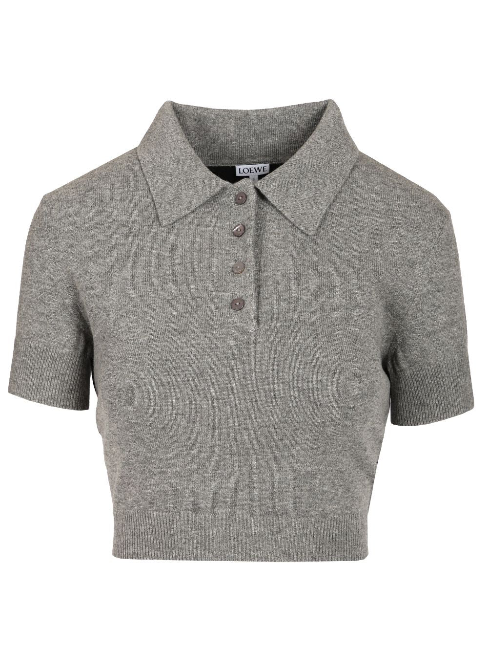 Loewe Wool And Cashmere Polo shirt - Grey | ffae278412dd259df562c6286980ecdd15516cda
