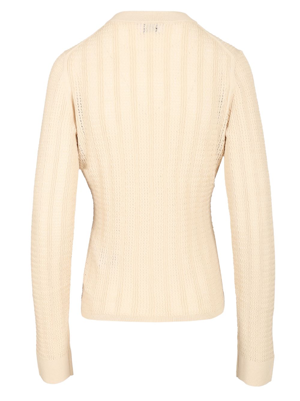 Filippa K Long Sleeve Knitted Shirt Top - Beige | be20265bc823144db2d818b7ad316c143248c469