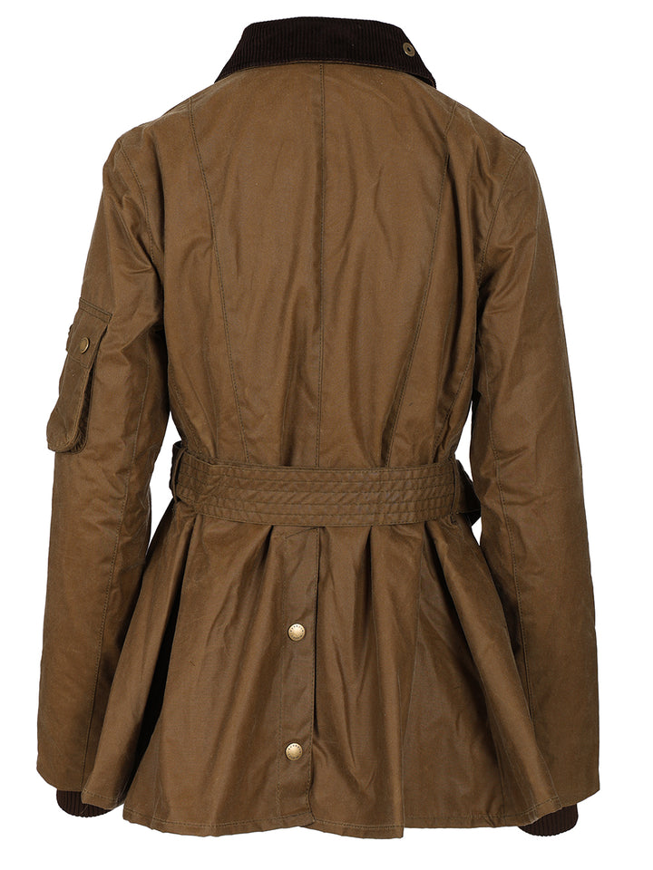 Baracuta X Barbour Barbour X Erdem Constance Waxed Jacket Giacche - Beige | 4be7cd9ef094b6de570c1ae925a923f48b7b7f66