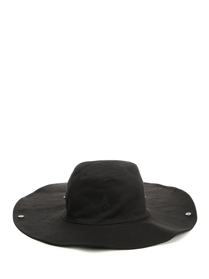The Attico Texan Hat Cappelli - Nero | 116151463708991d5f2c6d14bbd01921d8790828