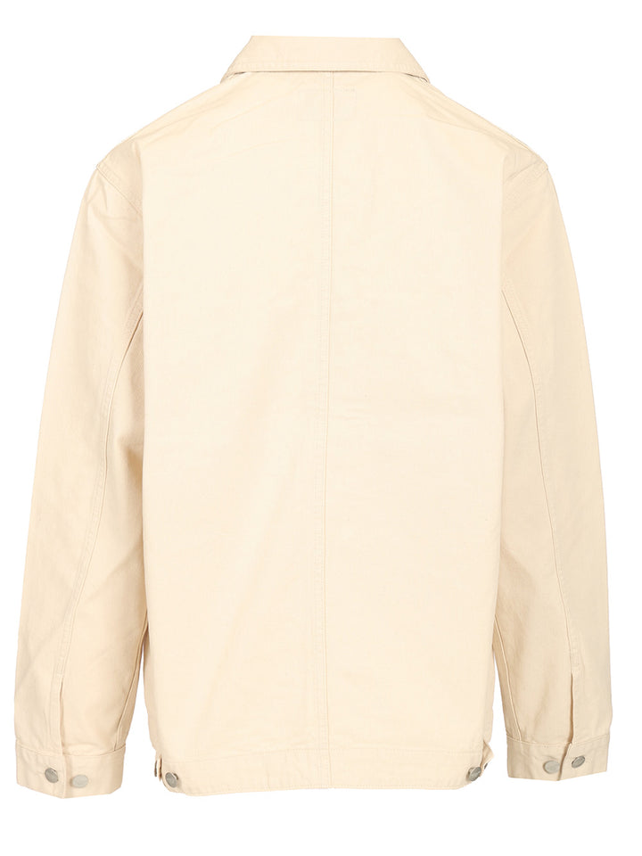 Carhartt Wip Drewe Chore Coat Coats - Beige | 471e5f62a086a35b14791aed2f279a5383c724aa