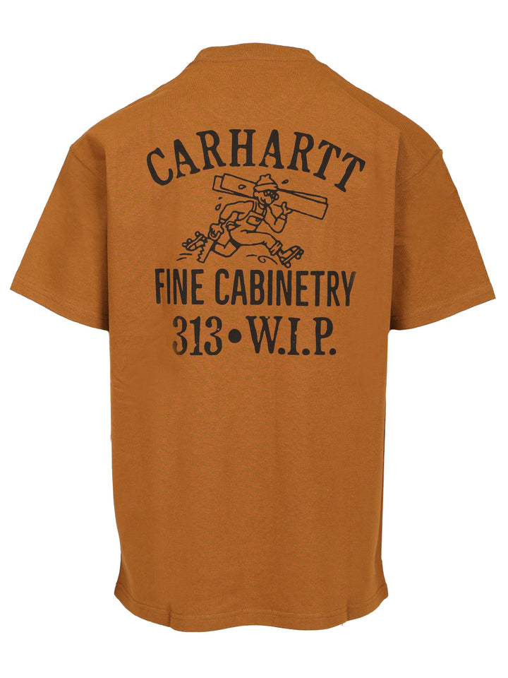 Carhartt Wip Organic Cotton T-Shirt - Marrone | 5e842db25f8c50f9403964fda85949c3169b6898