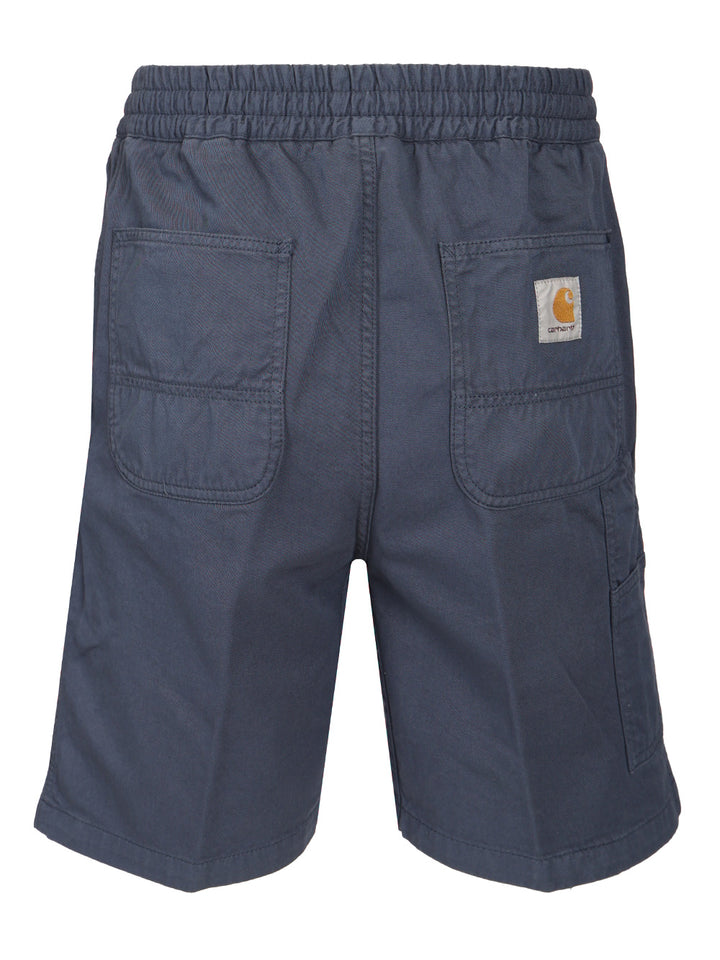 Carhartt Wip Flint Trousers - Blu | 8970199d5b8e5840caa3925a1ada57950b6d62d9