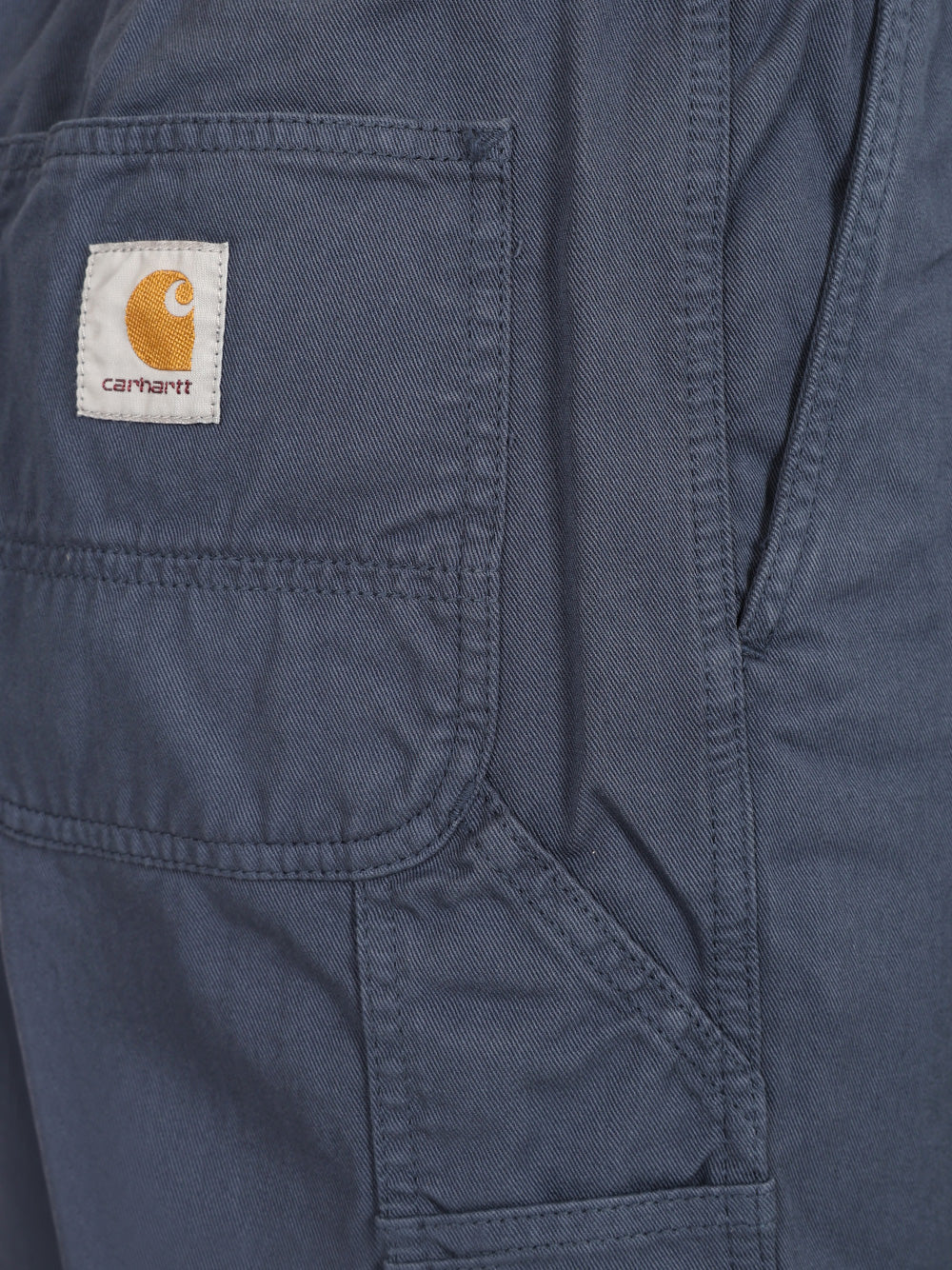 Carhartt Wip Flint Trousers - Blu | f61bdad0659a9bd29be3b224ba0f705400db481a