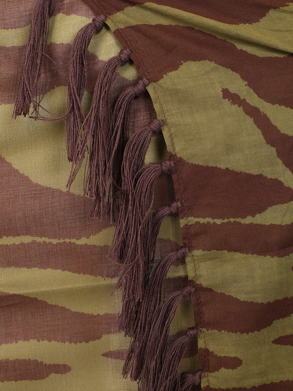 The Attico Zebra Print Pareo Gonne - Marrone | 4b36dda37bec03032d11b9834cad797b4fa709c9