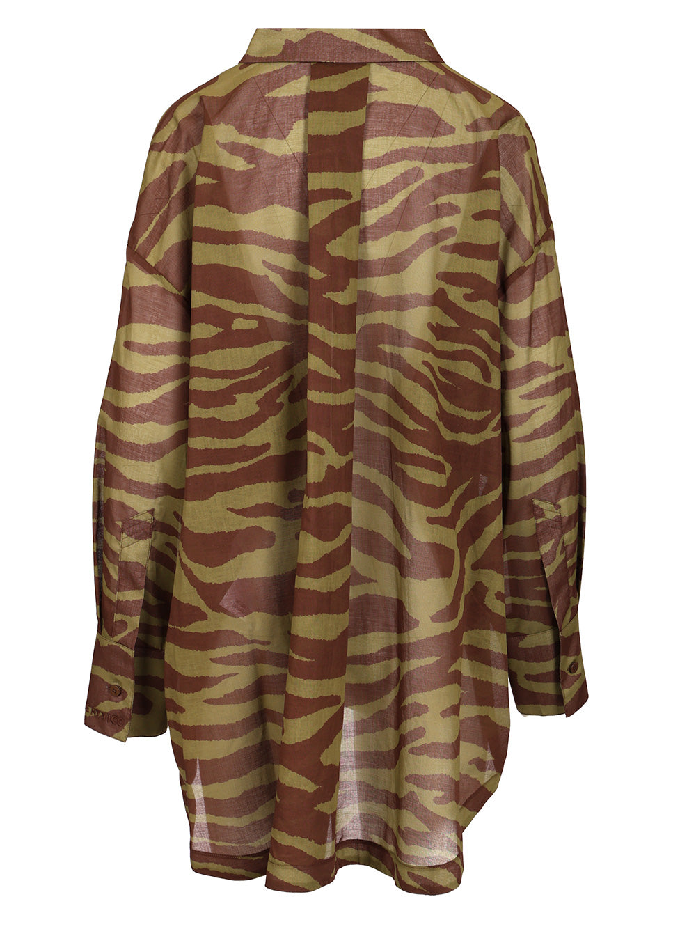 The Attico Zebra Print Shirt Shirts - Marrone | 0531e0bb1862695b8f12ace5c7667d8dab67534e