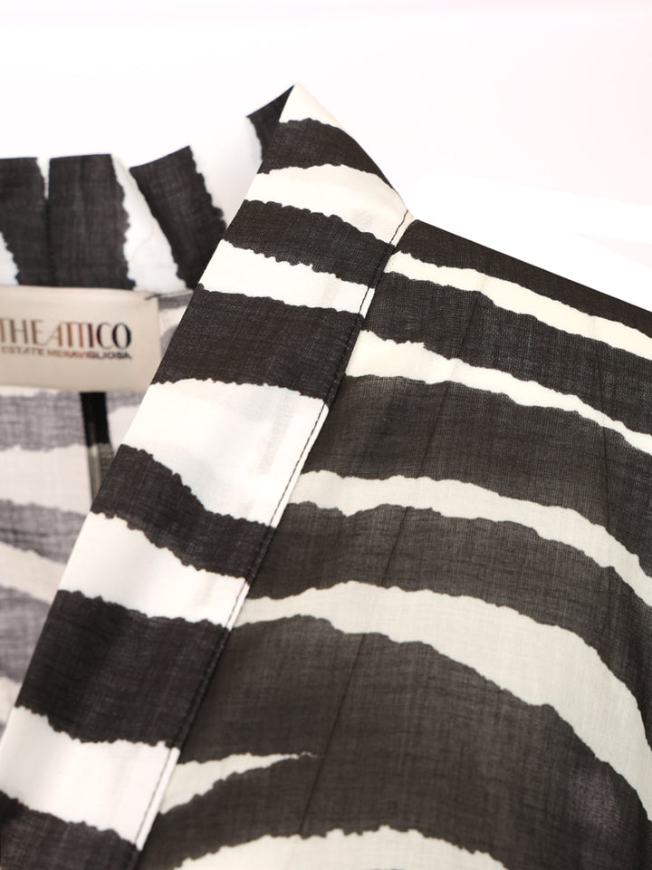 The Attico Zebra Print Caftan Swimwear - Animalier | 3f281d3070022ebfbe3abbc6ba9ddd8135a4dba5