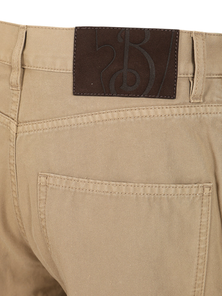 Burberry Cotton Trousers - Marrone | a0bb04ee7958afacf20d06cca7e8eedb71622db7