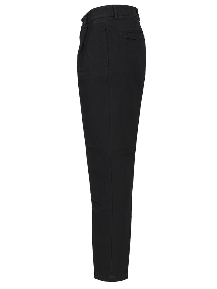 Original Vintage Linen And Cotton Trousers - Blu | 109ad68c06042bb4069c018144734a69a7bd441e