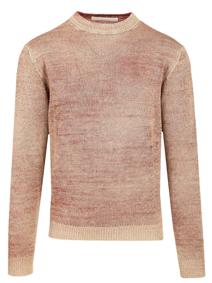 Original Vintage Heavy Linen Crewneck Sweater Knitwear - Rosso | 9e9d167bb4615af958a67868b39ccba239f51b45