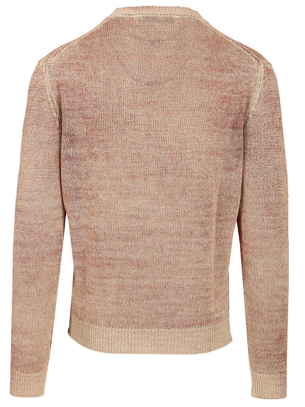 Original Vintage Heavy Linen Crewneck Sweater Knitwear - Rosso | a8fffafe2bf460303bffba06c2d7bcab76be6dfb