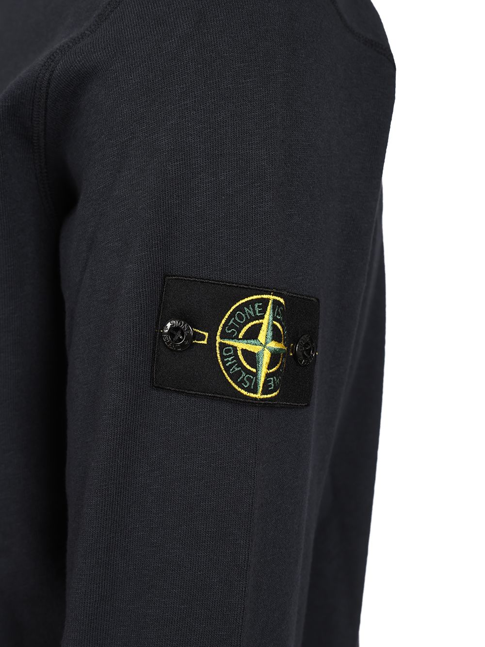 Stone Island Cotton Hoodie Sweatshirts - Blu | f34b9c535ea2967332f758d3897e23cb35bd1729