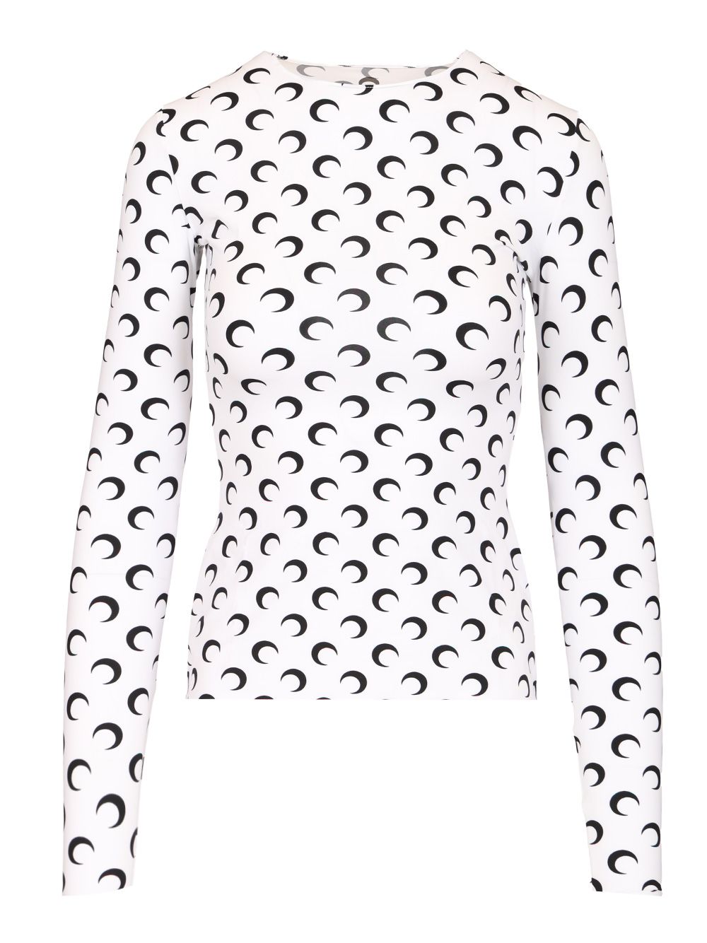 Marine Serre Moon Top - Bianco | 8bcccc217366bbe37b4616ab86a7988ac5dd7823