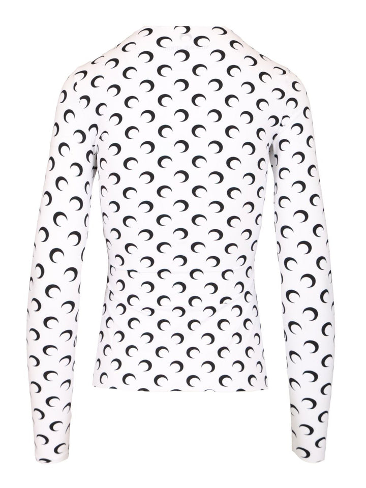 Marine Serre Moon Top - Bianco | b61878fd0366e14d18cc6e0e6757ba5373295eb8