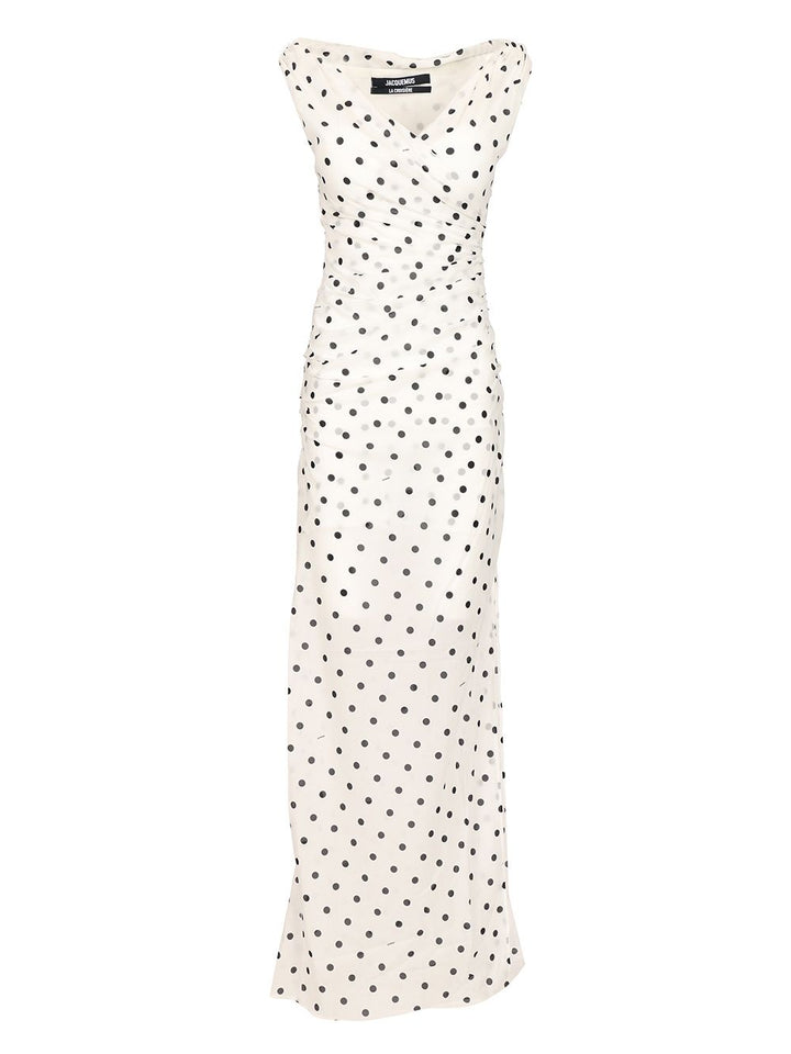 Jacquemus Rita" Long Dress Abiti - Bianco | 446a9f97a535514ad70f5c53a9436327d0c560ec