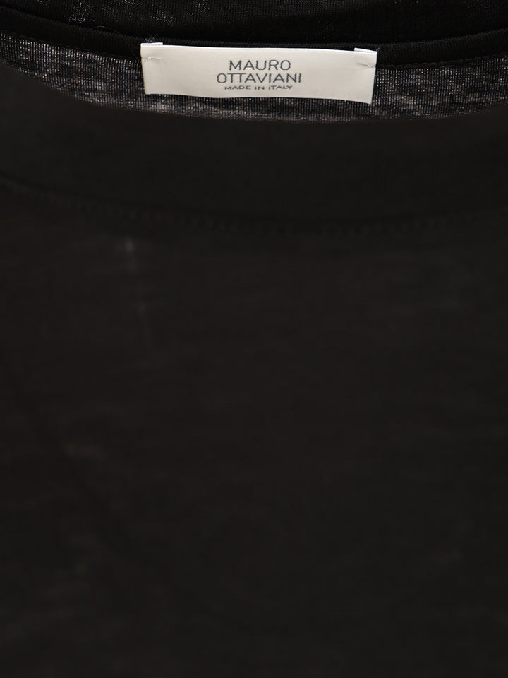 Mauro Ottaviani Jersey T-Shirt - Nero | 894a9b9c6678cb7d6aa52ff51bb77c5c06204f59