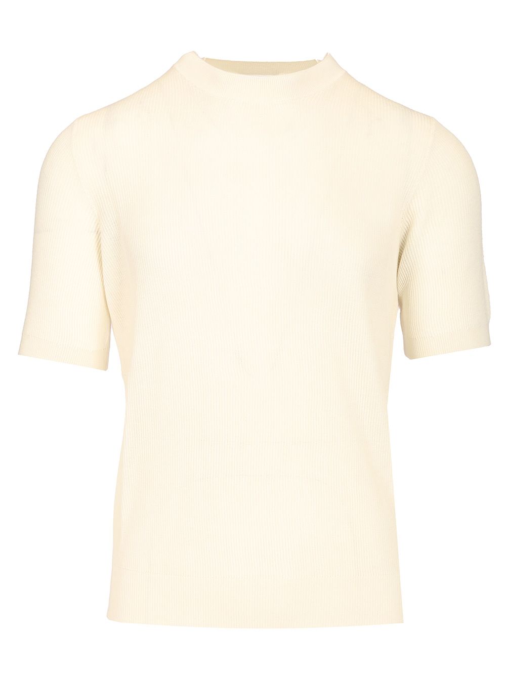 Mauro Ottaviani Ribbed T-Shirt - Bianco | 21c27462ea476822e2a02245eebabb15bb68a765